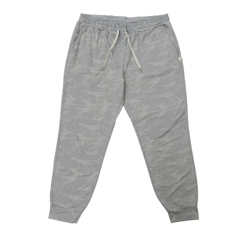 Vuori Performance Joggers Womens Medium Gray Camo Soft Yoga Gym Athleisure